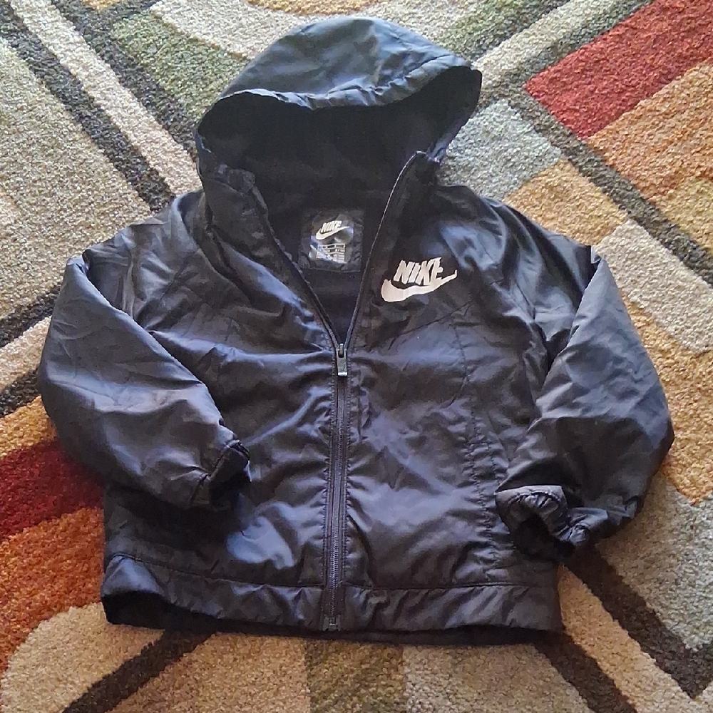 Nike Charcoal Hooded Windbreaker